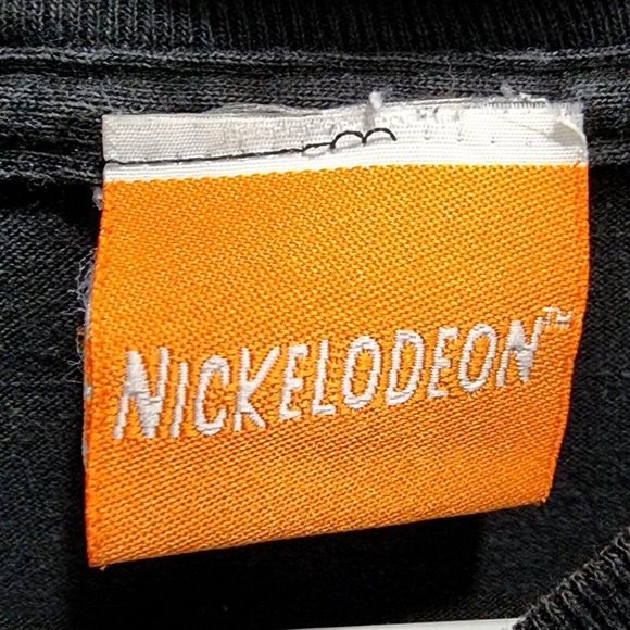 Spongebob Bikini Bottom Vintage 2002 USA Made Shirt Black OG Nickelodeon Size XL - Picture 4 of 6